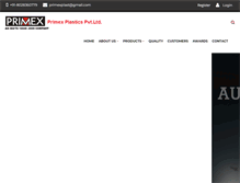 Tablet Screenshot of primexplast.com